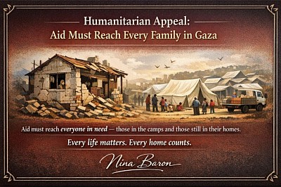 .Nina Baron's Gaza Relief Report Series, No. 20